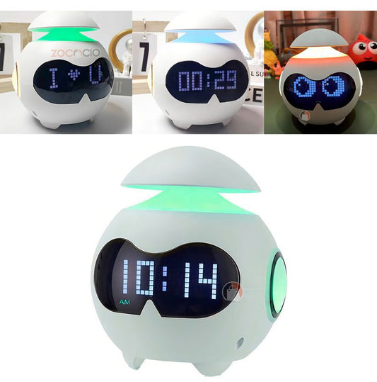 Reloj Despertador Emoji Digital + Luz Led